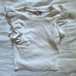 Zara white top